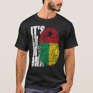 Camiseta Está No Meu Dna Guiné Bissau Gráfico Para Homens G