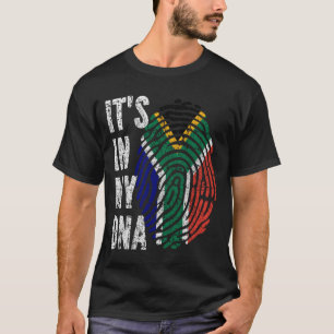 Camiseta Está no meu DNA, Homens da África do Sul, mulheres