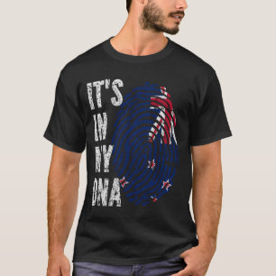 Camiseta Está no meu DNA, Homens da Nova Zelândia, mulheres