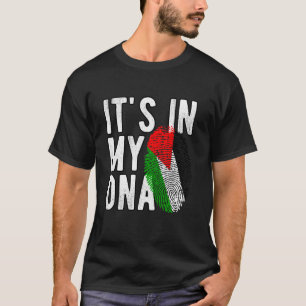 Camiseta Está no meu DNA Identidade da impressão digital do