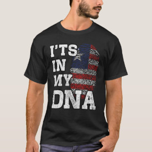 Camiseta Está no meu DNA, Impressão Digital Liberiana, Orgu