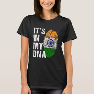 Camiseta Está no meu DNA, índio do Orgulho índia, mulheres 