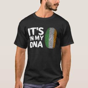Camiseta Está no meu DNA, Irish Flag, na Irlanda