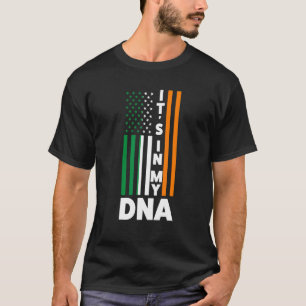 Camiseta Está no meu Dna Irland Irish Flag