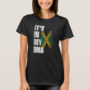 Camiseta ESTÁ NO MEU DNA Jamaica Flag Jamaican