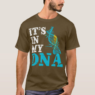 Camiseta Está no meu DNA kazakhstan