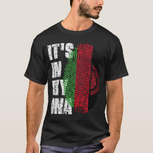 Camiseta ESTÁ NO MEU DNA Malawi Flag Malawian