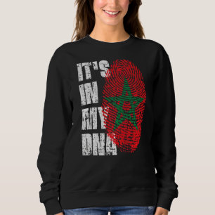 Camiseta Está no meu Dna Marrocos Flag