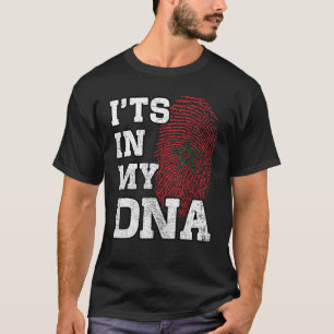 Camiseta Está no meu DNA marroquino Impressão Impressa Orgu