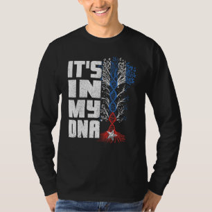 Camiseta Está no meu DNA Mens Meninas Crianças Fizeram Orgu