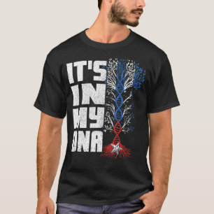Camiseta Está no meu DNA Mens Meninas Crianças Fizeram Orgu