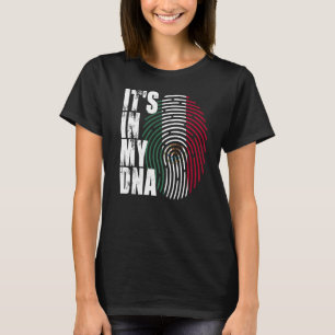 Camiseta Está no meu DNA México A Independência da Bandeira