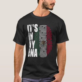 Camiseta Está no meu DNA México A Independência da Bandeira