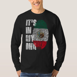 Camiseta Está no meu DNA México, Bandeira mexicana