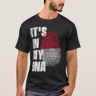Camiseta ESTÁ NO MEU DNA Mônaco Flag