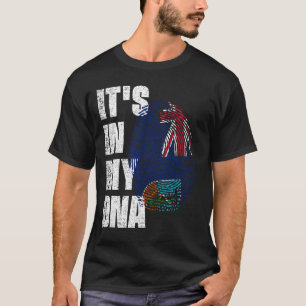 Camiseta ESTÁ NO MEU DNA Montserrat Flag