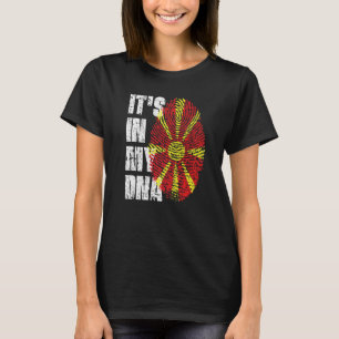 Camiseta Está no meu DNA, na região macedônia