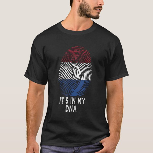 Camiseta Está No Meu Dna Nederland Holandês Orud Holandês F (Frente)