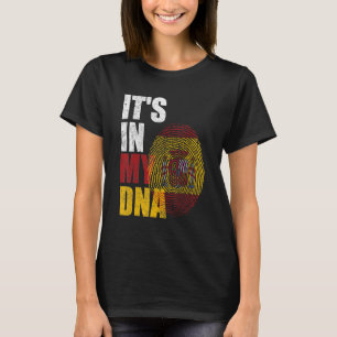 Camiseta Está no meu DNA, o espanhol Vintage Espana, Espanh