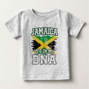 Camiseta Está no meu DNA, o Orgulho jamaicano Jamaica Flag