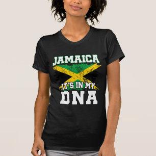 Camiseta Está no meu DNA, o Orgulho jamaicano Jamaica Flag 