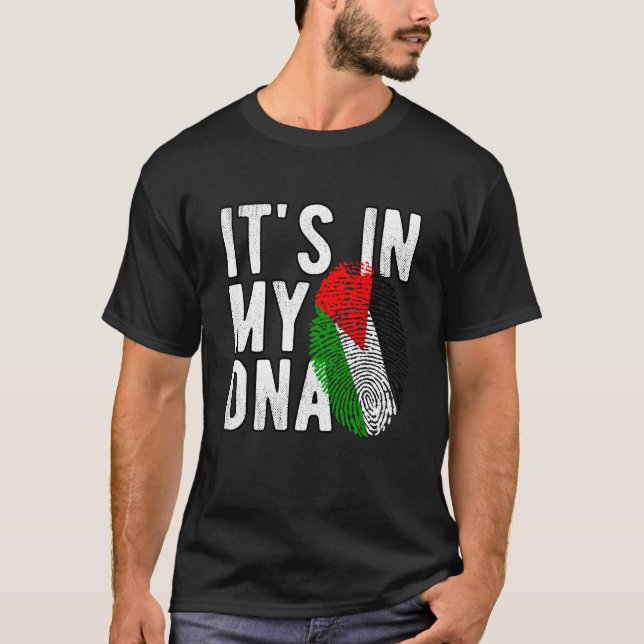 Camiseta Está no meu DNA Palestina (Frente)