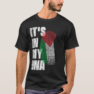 Camiseta ESTÁ NO MEU DNA Palestine Flag