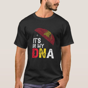 Camiseta Está no meu DNA Papua-Nova Guiné Sinalizador P