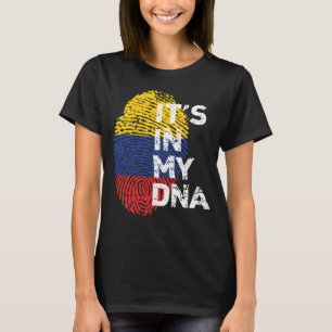 Camiseta Está no meu DNA Patrimônio do Orgulho Colombiano