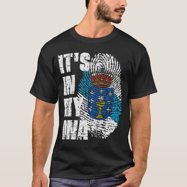 Camiseta ESTÁ NO MEU DNA, Pavilhão Galiza (Frente)