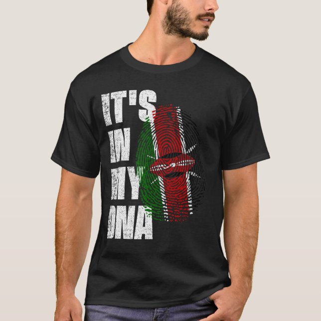 Camiseta ESTÁ NO MEU DNA, Pavilhão Quênia (Frente)