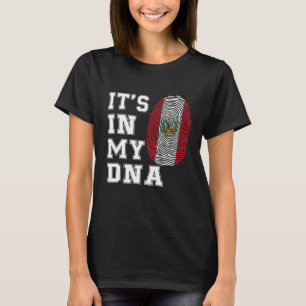 Camiseta Está no meu DNA peruanos orgulhosos Bandeira do Pe