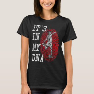 Camiseta ESTÁ NO MEU DNA Player Fingerprint Graphic D