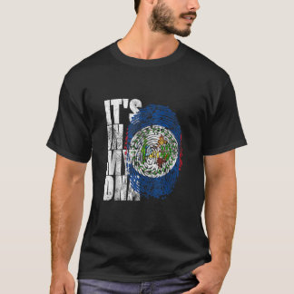 Camiseta Está No Meu DNA Presente De Belize Maya Crioulo Vi