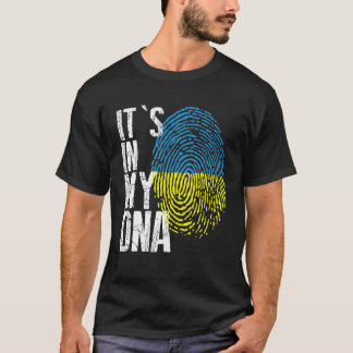 Camiseta Está no meu DNA, Presentes Ucranianos Vyshyvanka K