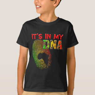 Camiseta Está No Meu Dna Raízes Da História Negra Africanas