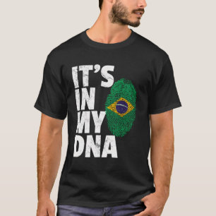 Camiseta Está No Meu Dna Raízes Do Orgulho Da Bandeira Bras