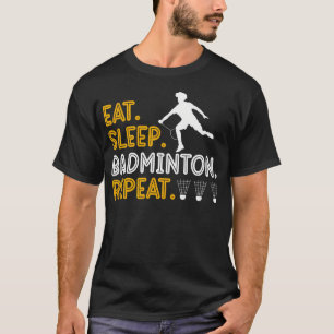 Camiseta Está No Meu Dna Raquete De Badminton