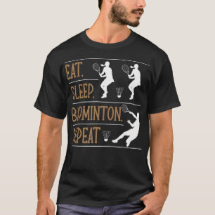 Camiseta Está No Meu DNA Raquete De Badminton