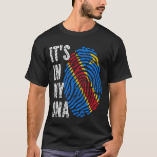 Camiseta ESTÁ NO MEU DNA República Democrática do Congo