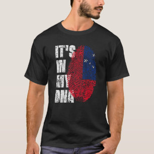Camiseta Está no meu Dna Samoa Flag Samoan