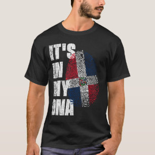 Camiseta ESTÁ NO MEU DNA, Sinalizador da república dominica