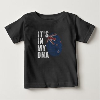 Camiseta Está no meu DNA - Sinalizador Nova Zelândia