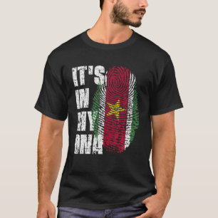 Camiseta Está no meu DNA Suriname Flag Surinamese