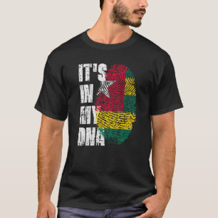 Camiseta Está no meu Dna Togo Flag Togolês