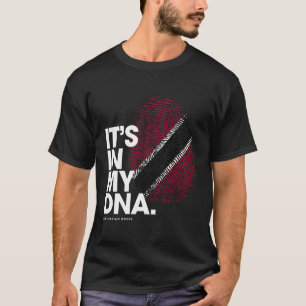 Camiseta Está No Meu Dna Trinidad Tobago Bandeiras