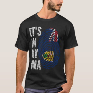 Camiseta ESTÁ NO MEU DNA Turks e Caicos Flag