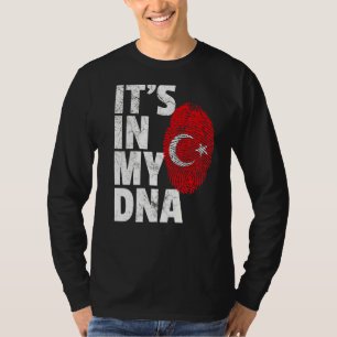 Camiseta Está no meu DNA Turquia, Turca, Souvenir
