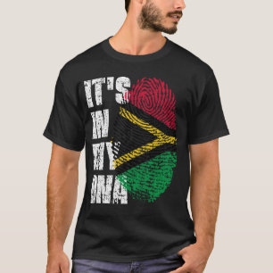 Camiseta Está no meu DNA Vanuatu Flag Boy Gift