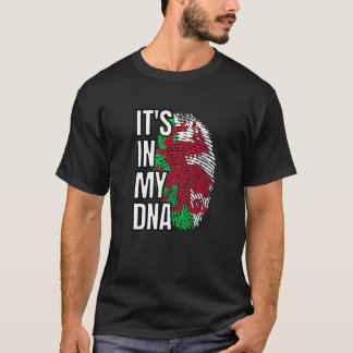 Camiseta Está No Meu Dna Welsh Flag Wales